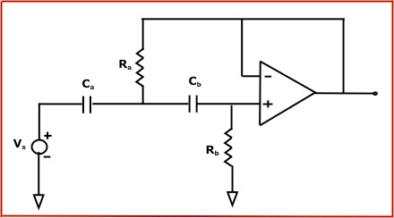 Sallen Key Active Butterworth High Pass Filter Calculator