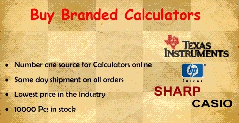 Buy Branded Calculator at Calculatoredge.com