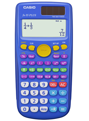 Casio fx-55Plus Fraction Scientific Calculator