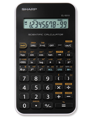 Sharp EL-501XBWH Engineering/Scientific Calculator